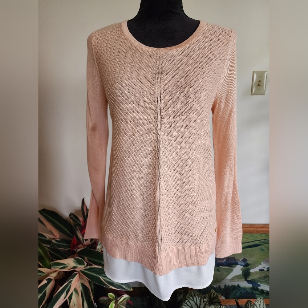 Calvin Klein sweater,  peach, small